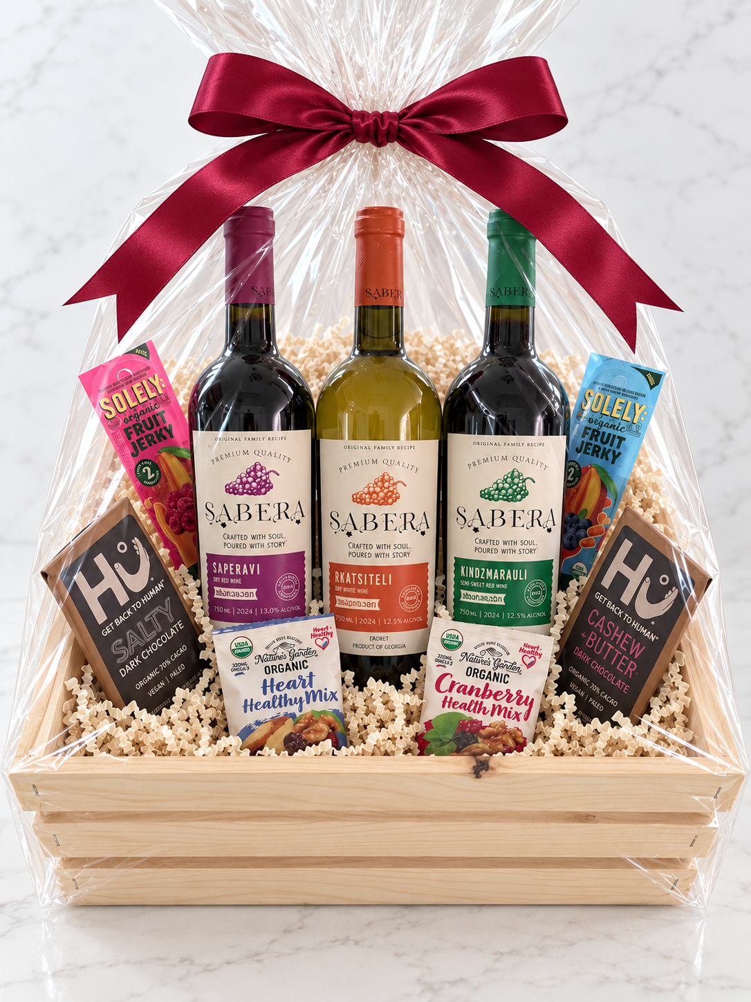 Georgian Classics Gift Basket (3 Bottles)