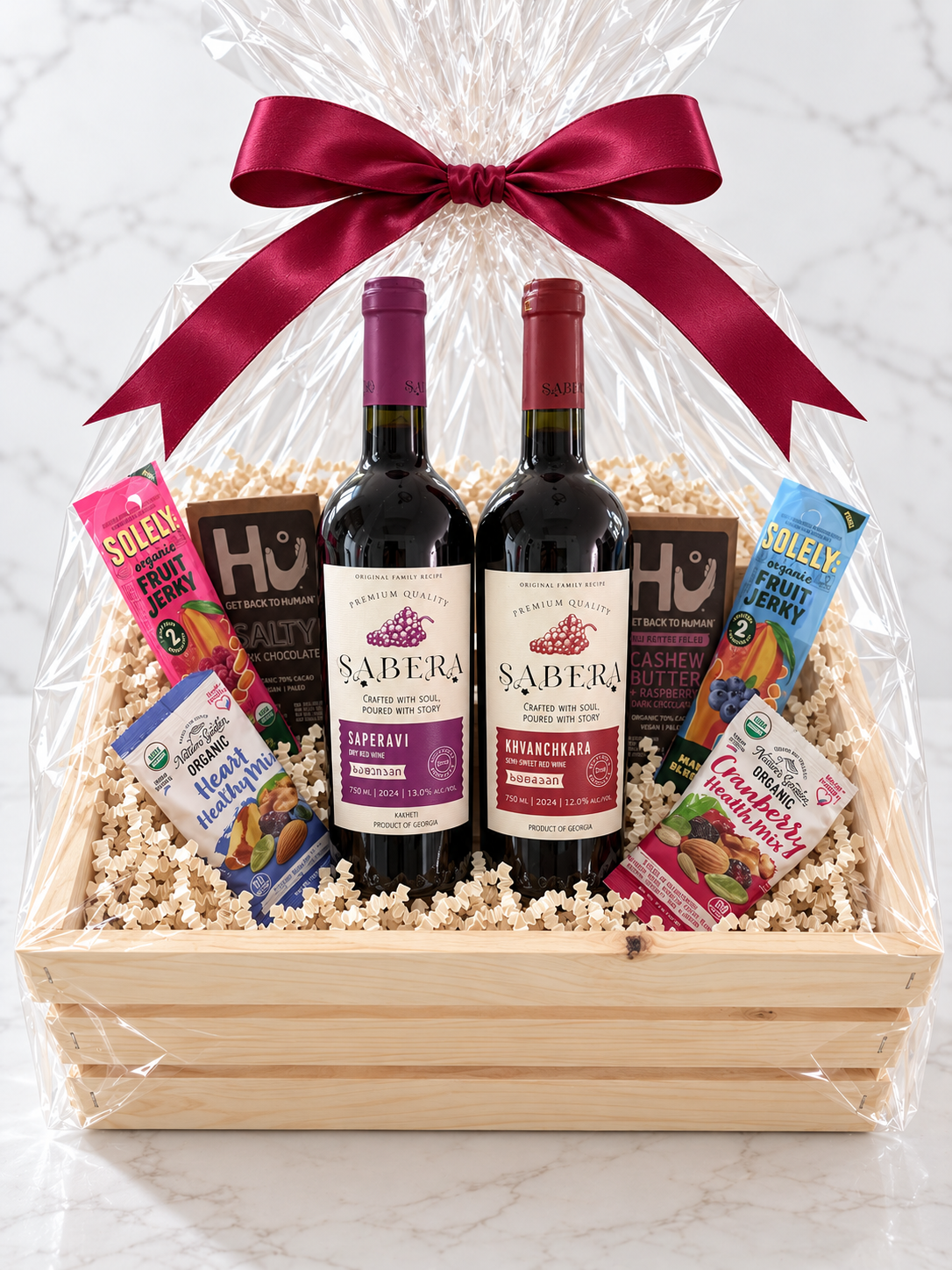 Saperavi & Khvanchkara Gift Basket (2 Bottles)
