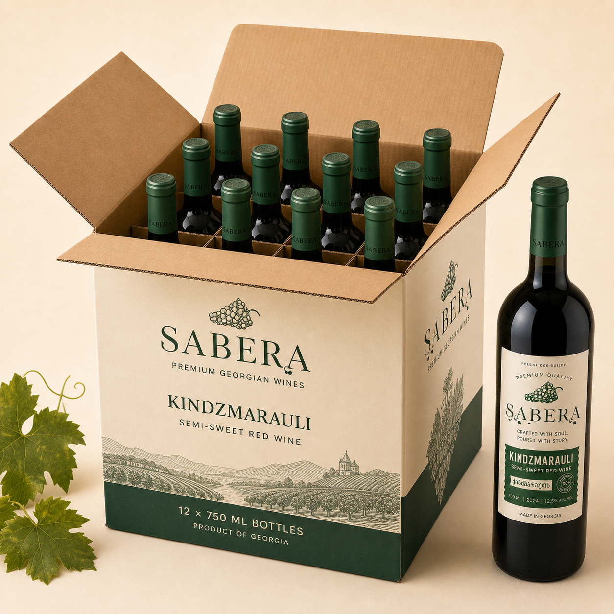 Kindzmarauli (Case of 12) bottle